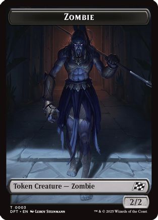 Zombie (0003) // Pilot Double-Sided Token (DFT-3 // 1) - Aetherdrift | Grognard Games