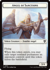 Angel of Sanctions // Vizier of Many Faces Double-Sided Token [Aetherdrift Commander] | Grognard Games