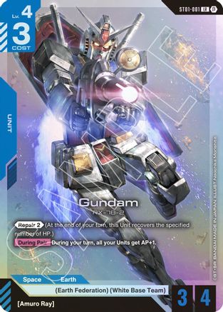 Gundam - Edition Beta (ST01-001) Holofoil