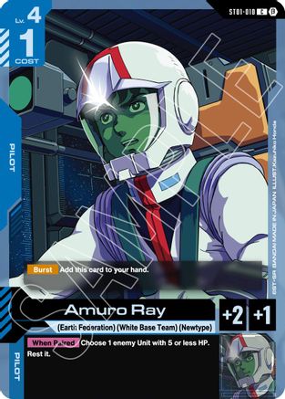 Amuro Ray - Edition Beta (ST01-010) | Grognard Games