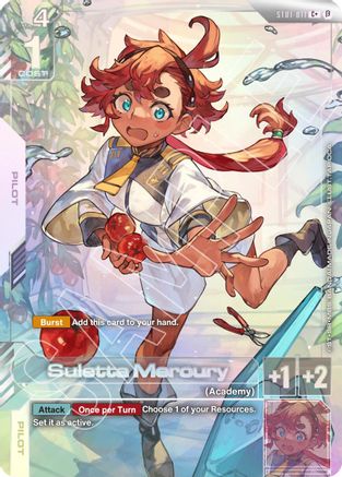 Suletta Mercury (C+) - Edition Beta (ST01-011) Holofoil | Grognard Games