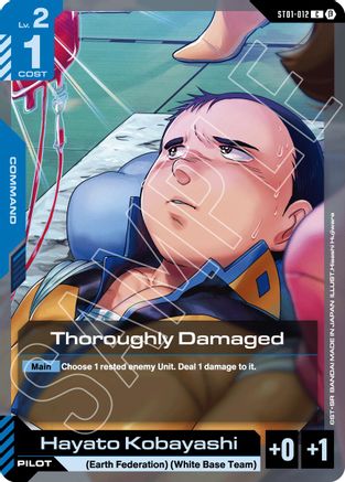 Thoroughly Damaged - Edition Beta (ST01-012) | Grognard Games