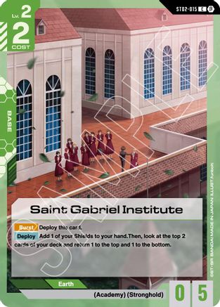 Saint Gabriel Institute - Edition Beta (ST02-015) | Grognard Games
