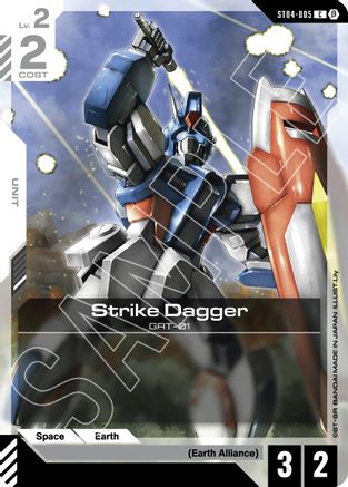 Strike Dagger - Edition Beta (ST04-005) | Grognard Games