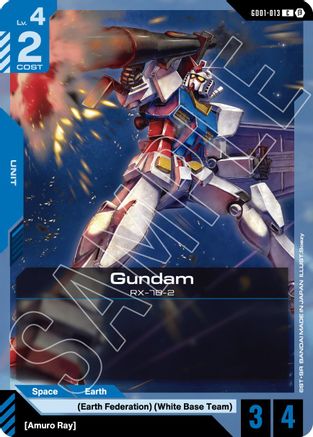 Gundam (GD01-013) - Edition Beta (GD01-013)