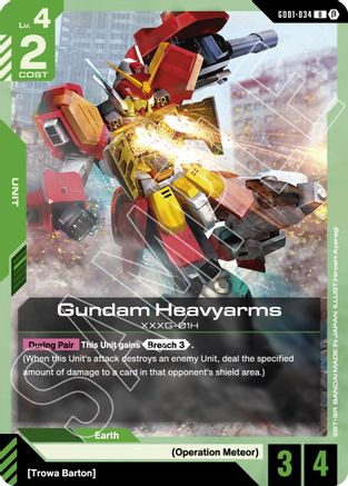 Gundam Heavyarms - Edition Beta (GD01-034)