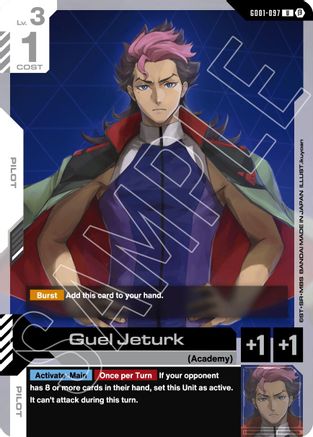 Guel Jeturk - Edition Beta (GD01-097) | Grognard Games