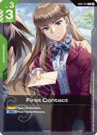 First Contact - Edition Beta (GD01-107) | Grognard Games