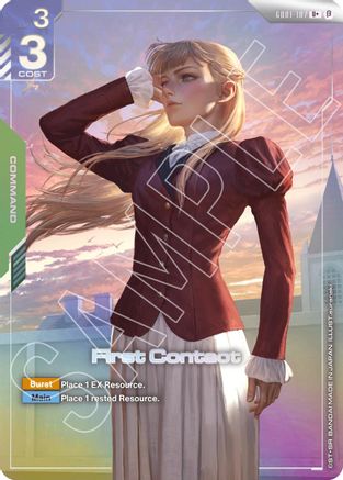 First Contact (U+) - Edition Beta (GD01-107) | Grognard Games