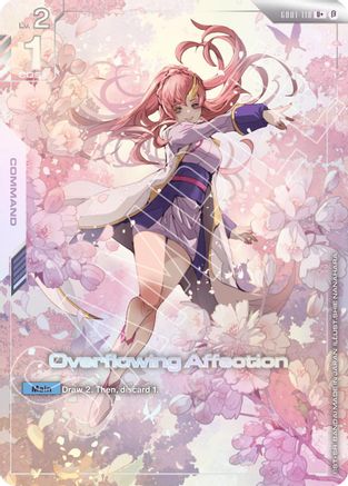 Overflowing Affection (U+) - Edition Beta (GD01-118) Holofoil