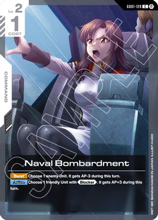 Naval Bombardment - Edition Beta (GD01-120)