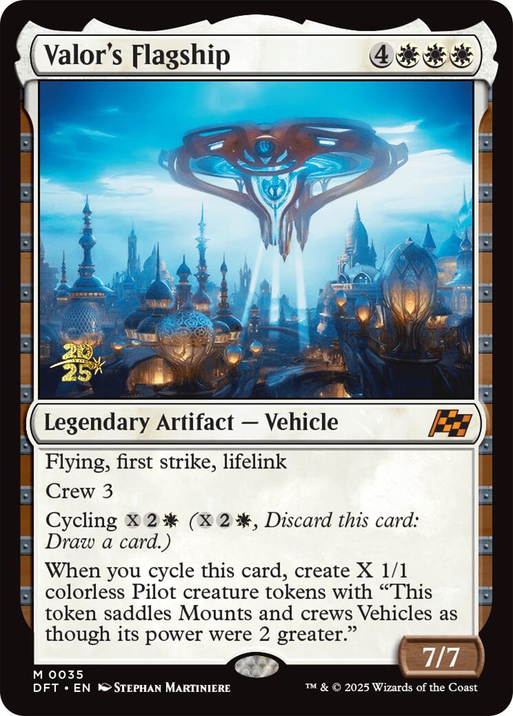 Valor's Flagship [Aetherdrift Prerelease Promos] | Grognard Games