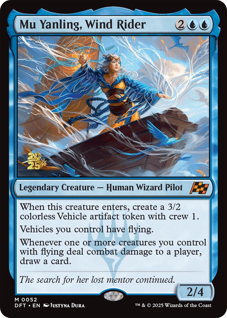 Mu Yanling, Wind Rider [Aetherdrift Prerelease Promos] | Grognard Games