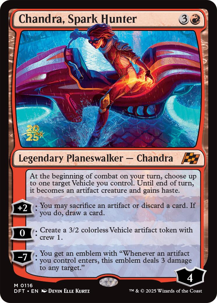 Chandra, Spark Hunter [Aetherdrift Prerelease Promos] | Grognard Games