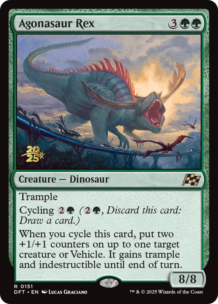 Agonasaur Rex [Aetherdrift Prerelease Promos] | Grognard Games