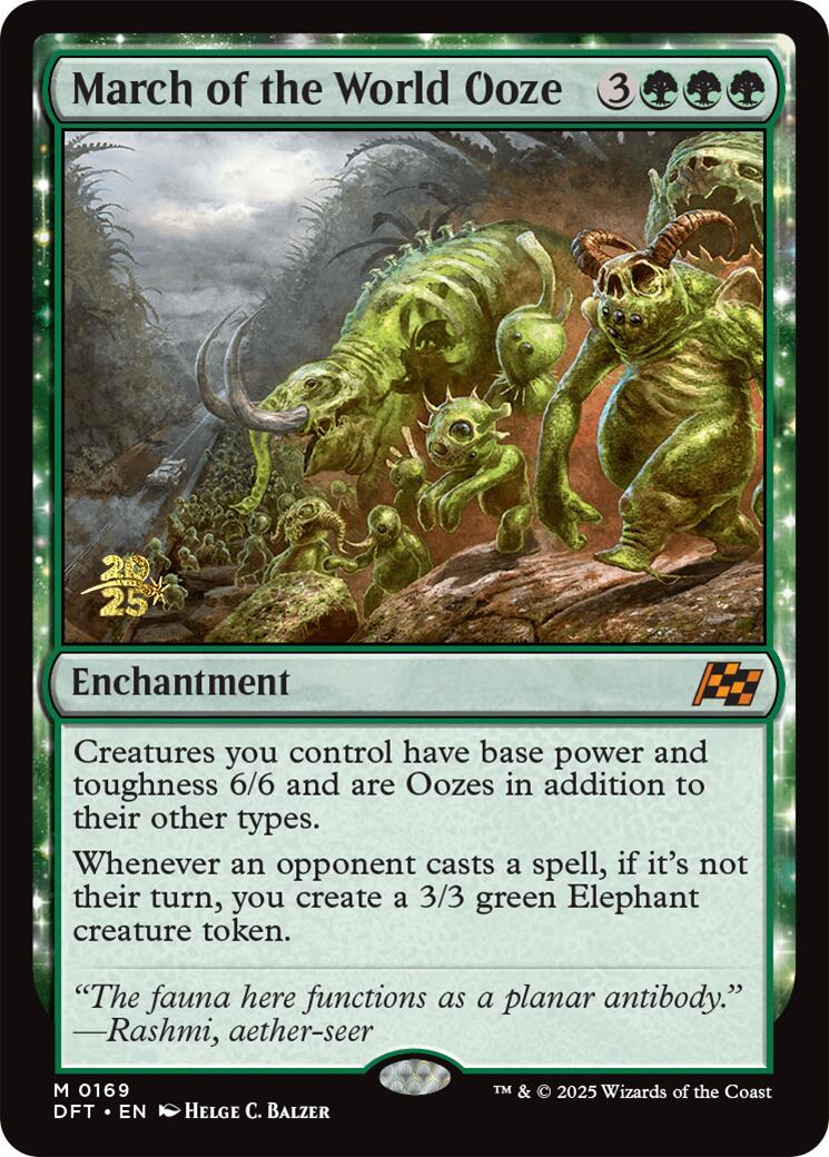 March of the World Ooze [Aetherdrift Prerelease Promos] | Grognard Games