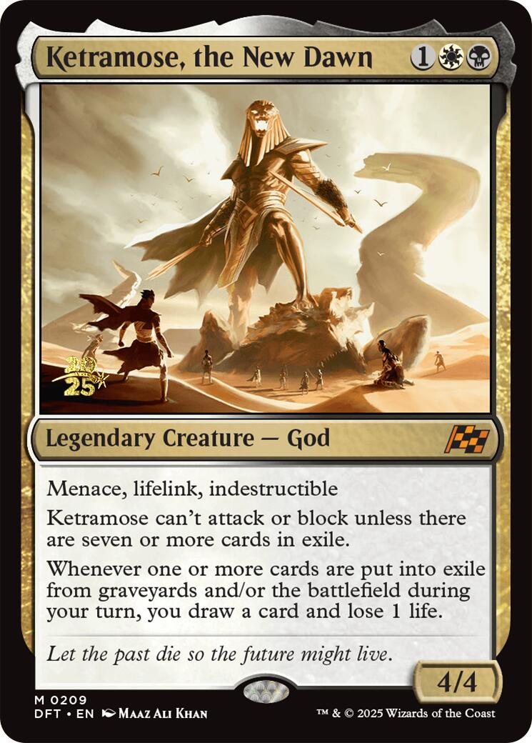 Ketramose, the New Dawn [Aetherdrift Prerelease Promos] | Grognard Games