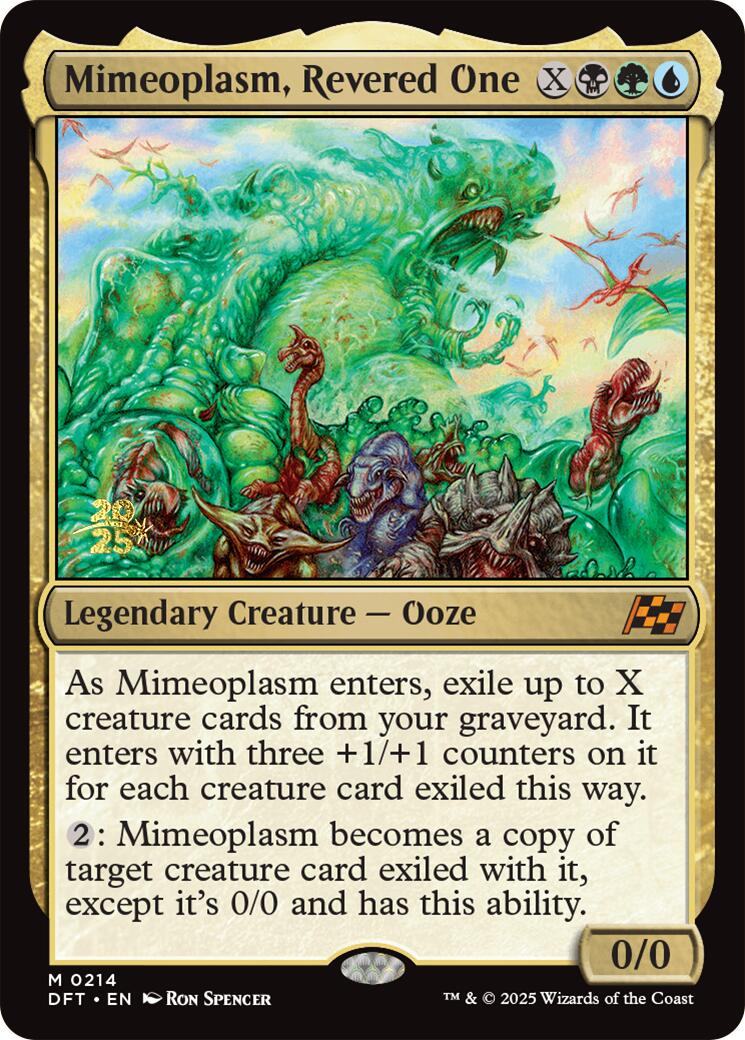 Mimeoplasm, Revered One [Aetherdrift Prerelease Promos] | Grognard Games