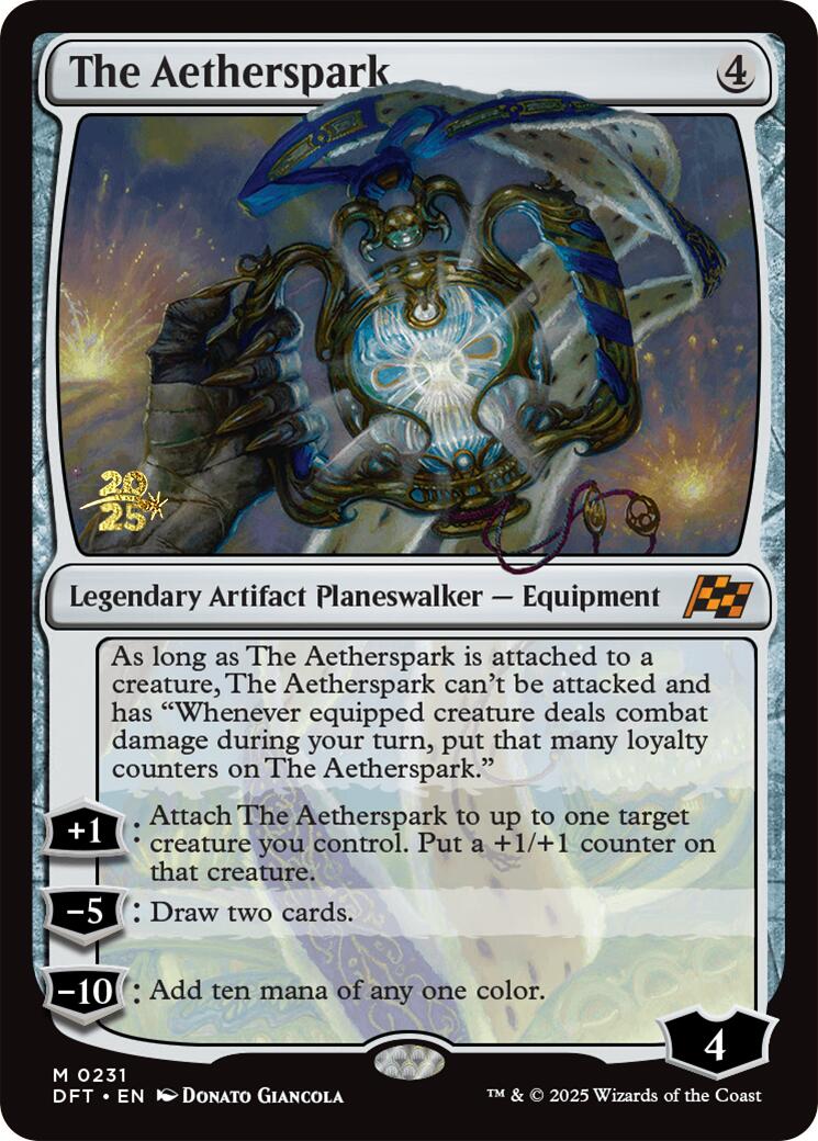 The Aetherspark [Aetherdrift Prerelease Promos] | Grognard Games