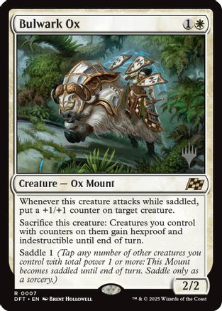 Bulwark Ox (PPDFT-007) - Promo Pack: Aetherdrift Foil | Grognard Games