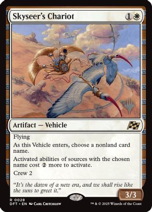 Skyseer's Chariot (PPDFT-028) - Promo Pack: Aetherdrift | Grognard Games