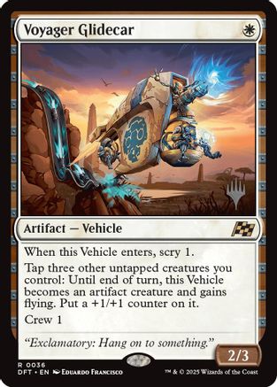 Voyager Glidecar (PPDFT-036) - Promo Pack: Aetherdrift | Grognard Games