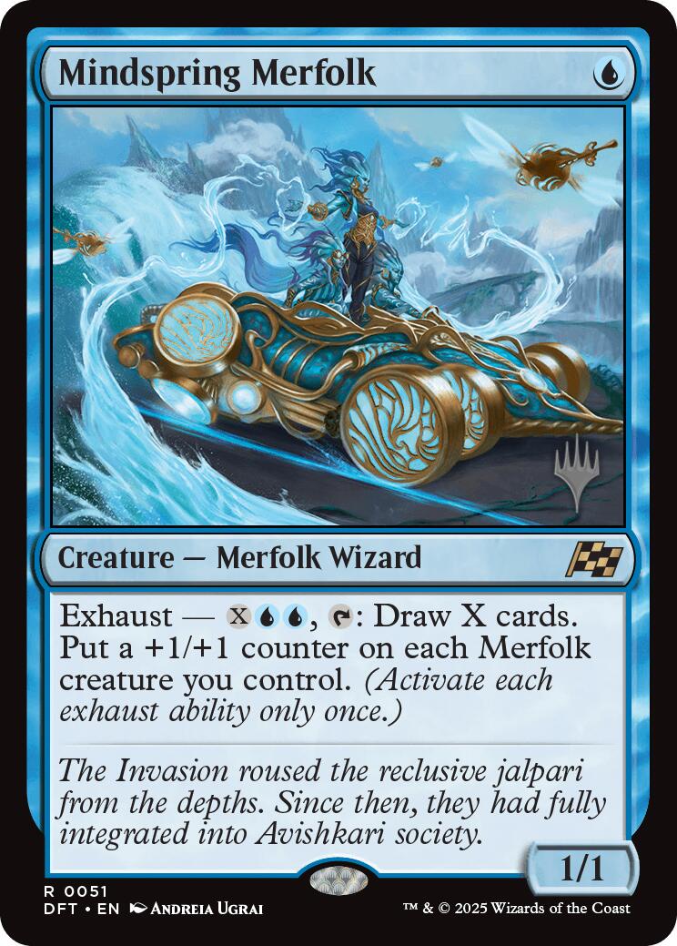 Mindspring Merfolk [Aetherdrift Promos] | Grognard Games