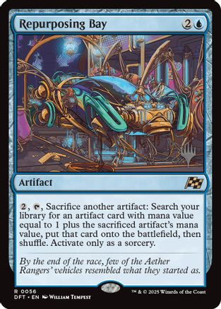 Repurposing Bay (PPDFT-056) - Promo Pack: Aetherdrift Foil | Grognard Games