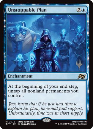 Unstoppable Plan (PPDFT-072) - Promo Pack: Aetherdrift | Grognard Games