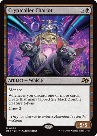 Cryptcaller Chariot (PPDFT-080) - Promo Pack: Aetherdrift | Grognard Games