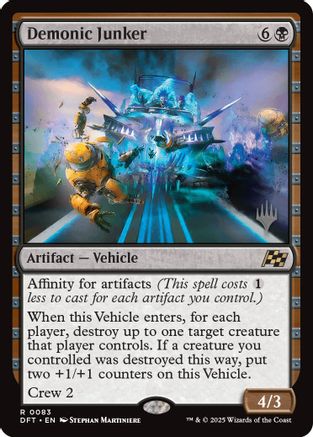 Demonic Junker (PPDFT-083) - Promo Pack: Aetherdrift | Grognard Games