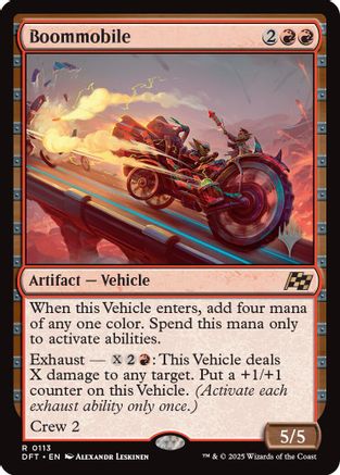 Boommobile (PPDFT-113) - Promo Pack: Aetherdrift Foil | Grognard Games