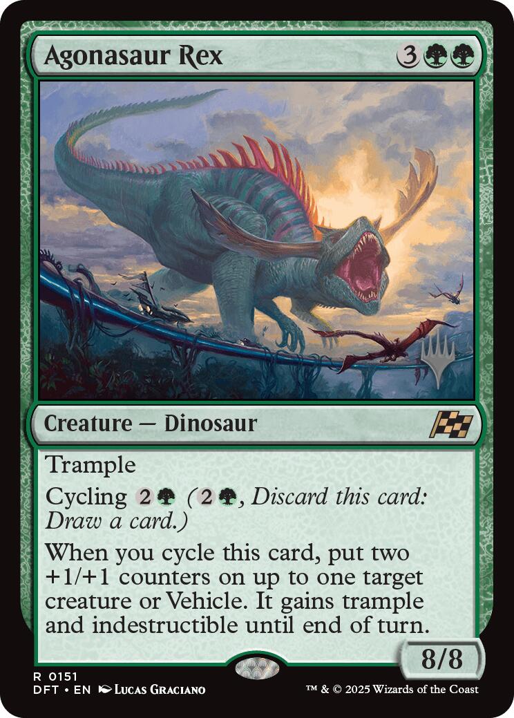 Agonasaur Rex [Aetherdrift Promos] | Grognard Games