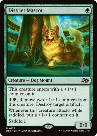 District Mascot (PPDFT-158) - Promo Pack: Aetherdrift Foil | Grognard Games