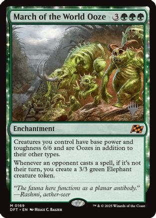March of the World Ooze (PPDFT-169) - Promo Pack: Aetherdrift | Grognard Games
