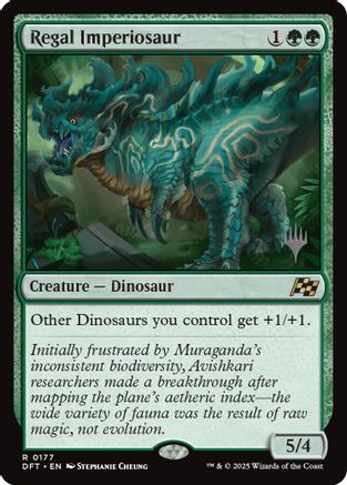 Regal Imperiosaur (PPDFT-177) - Promo Pack: Aetherdrift | Grognard Games