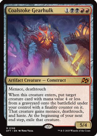 Coalstoke Gearhulk (PPDFT-198) - Promo Pack: Aetherdrift Foil | Grognard Games