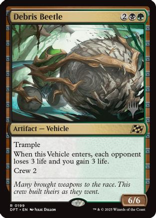 Debris Beetle (PPDFT-199) - Promo Pack: Aetherdrift Foil | Grognard Games
