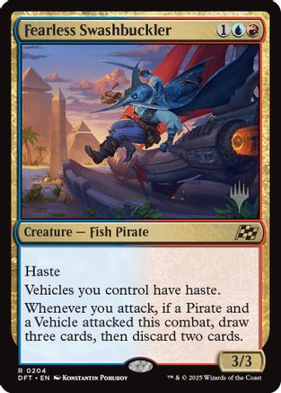 Fearless Swashbuckler (PPDFT-204) - Promo Pack: Aetherdrift | Grognard Games