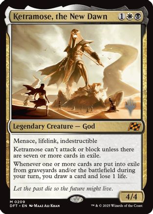 Ketramose, the New Dawn (PPDFT-209) - Promo Pack: Aetherdrift | Grognard Games