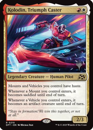 Kolodin, Triumph Caster (PPDFT-210) - Promo Pack: Aetherdrift | Grognard Games