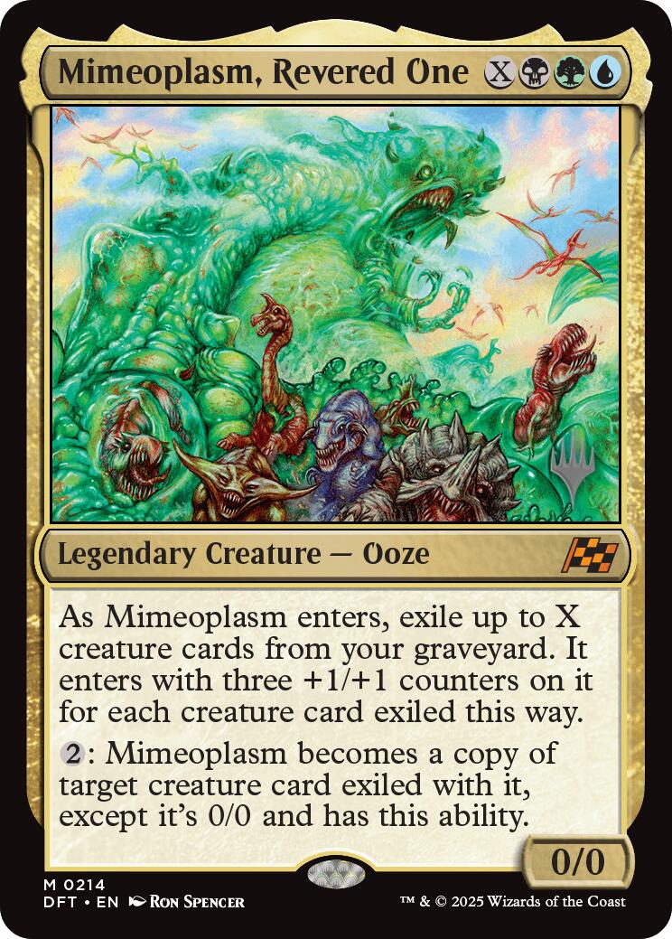 Mimeoplasm, Revered One [Aetherdrift Promos] | Grognard Games