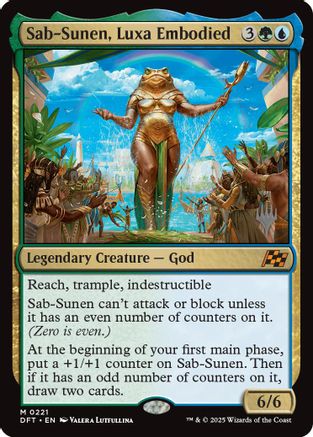 Sab-Sunen, Luxa Embodied (PPDFT-221) - Promo Pack: Aetherdrift | Grognard Games