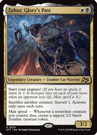Zahur, Glory's Past (PPDFT-229) - Promo Pack: Aetherdrift | Grognard Games