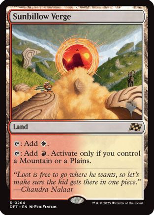 Sunbillow Verge (PPDFT-264) - Promo Pack: Aetherdrift Foil | Grognard Games