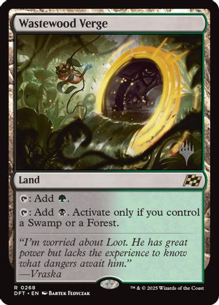 Wastewood Verge (PPDFT-268) - Promo Pack: Aetherdrift Foil | Grognard Games