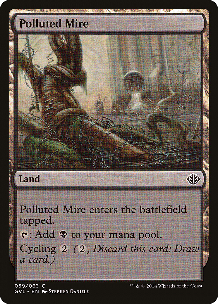 Polluted Mire (Garruk vs. Liliana) [Duel Decks Anthology] | Grognard Games