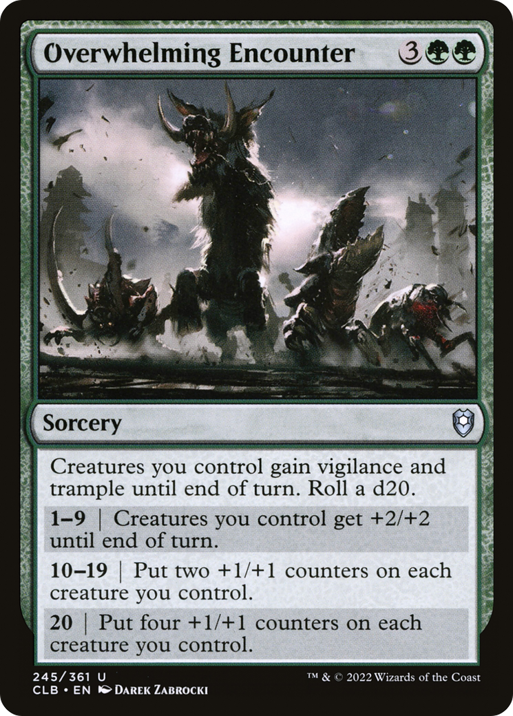 Overwhelming Encounter [Commander Legends: Battle for Baldur's Gate] | Grognard Games