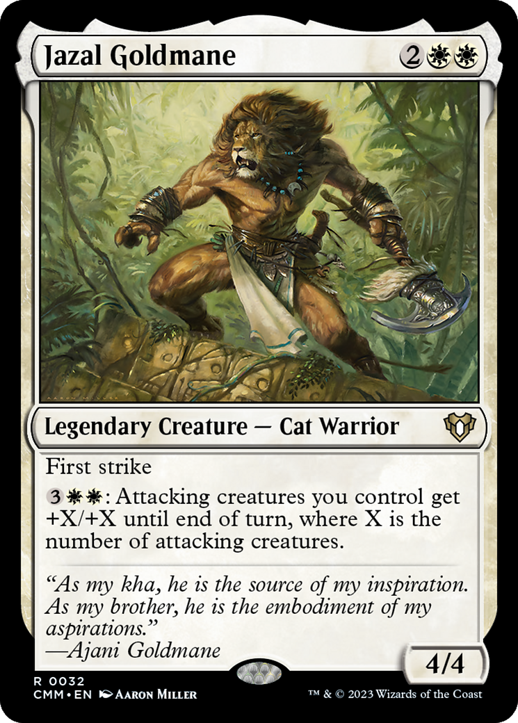 Jazal Goldmane [Commander Masters] | Grognard Games
