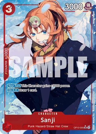 Sanji (Parallel) (OP10-005) - Royal Blood Foil | Grognard Games